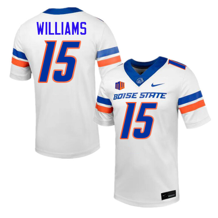 Malakai Williams Jersey, Boise State Broncos College Football Jersey College Uniforms-White  Malakai Williams Jersey, Boise State Broncos College Football Jersey College Uniforms-White